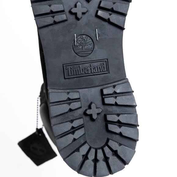 Timberland Premium 6-Inch Waterproof Boot Black Nubuck Leather NEW - Picture 13 of 13